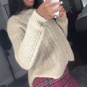 Oatmeal colored sweater